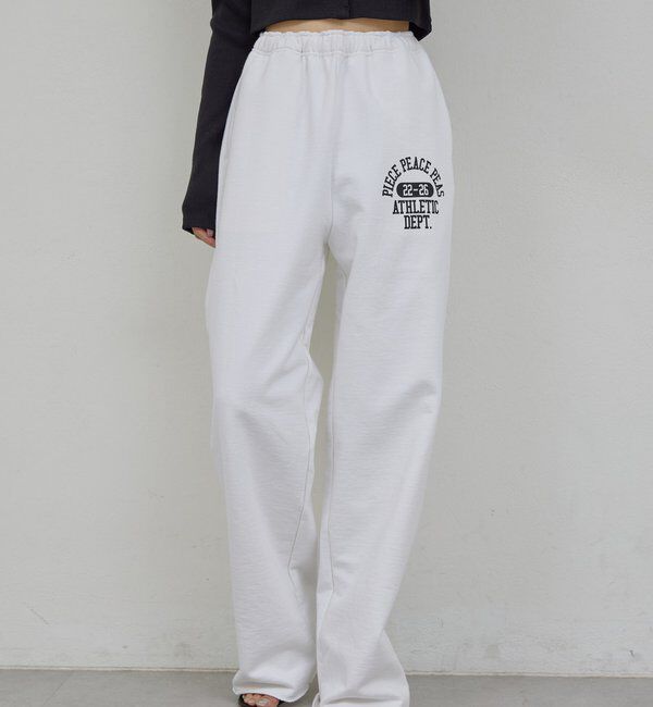  「【PEAS】スウェットパンツ」|チノ|ホワイト