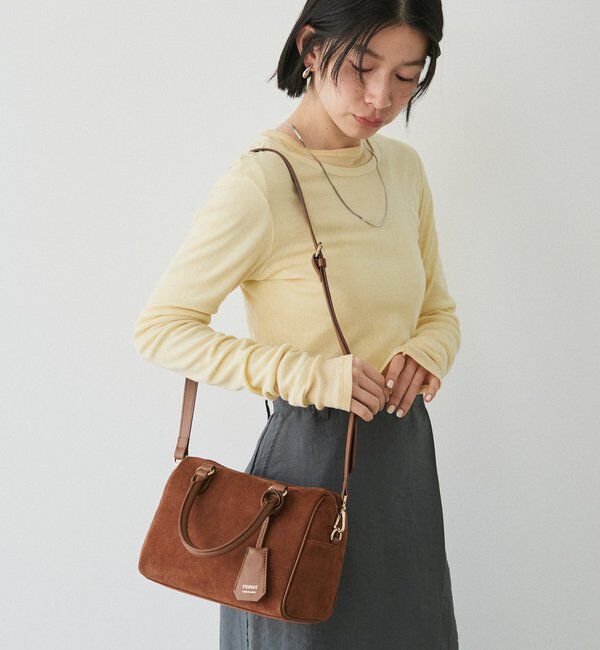  「スエード2WAYミニボストンバッグ」|ボストンバッグ|