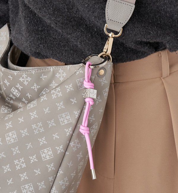  「レザーコードバッグチャーム」|チャーム・キーホルダー|