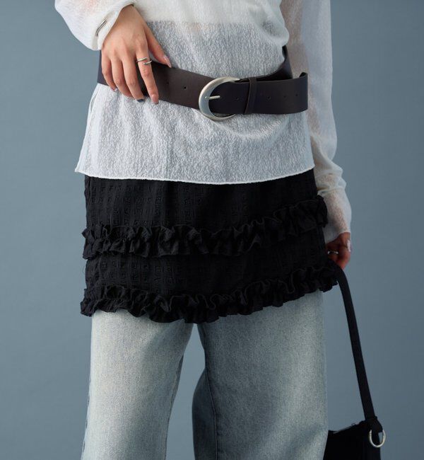  「ティアードミニスカート」|スカート|