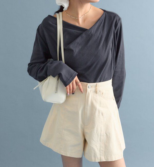  「オフショルロンT」|Tシャツ・カットソー|