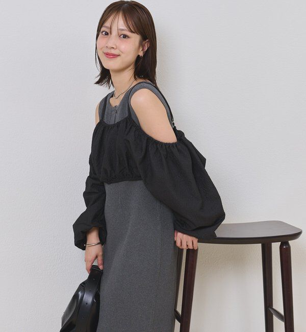  「【@sktnnm企画】ホイップブラウスセットワンピース」|ワンピース|