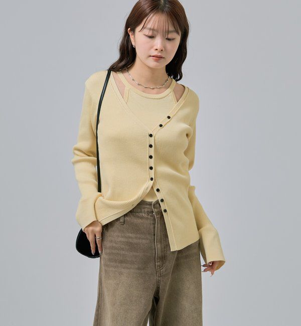  「アメスリニットカーデSET」|カーディガン|