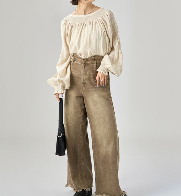  「ボウタイスキッパーブラウス」|シャツ・ブラウス|