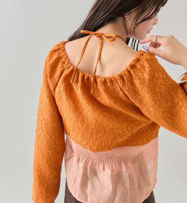  「シアーコルセットブラウス」|シャツ・ブラウス|