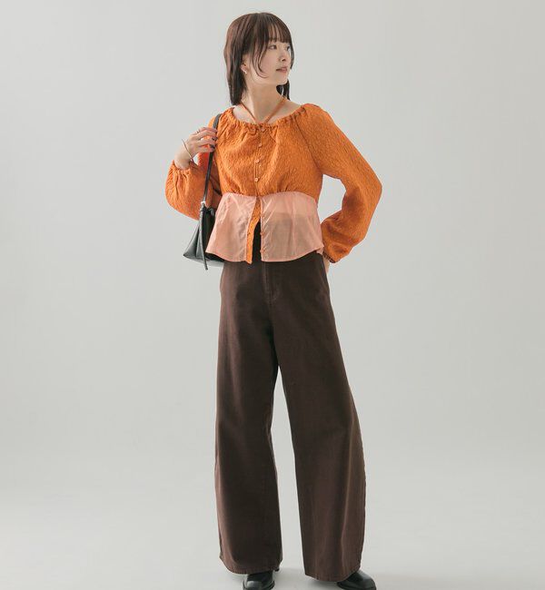  「シアーコルセットブラウス」|シャツ・ブラウス|