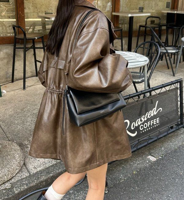  「ドロストフェイクレザーブルゾン」|ブルゾン・スタジャン|