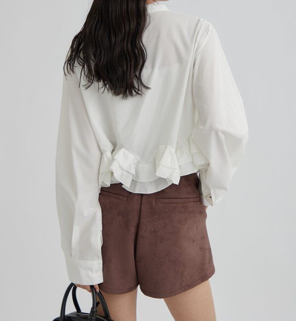  「ウェーブフリルブラウス」|シャツ・ブラウス|
