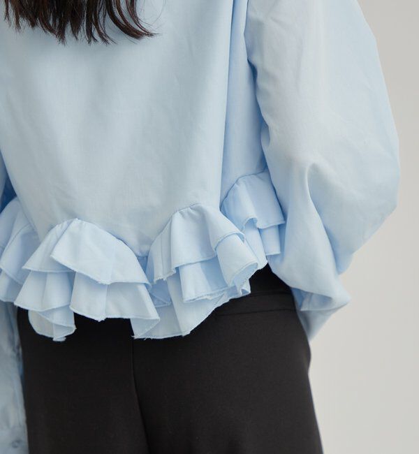  「ウェーブフリルブラウス」|シャツ・ブラウス|