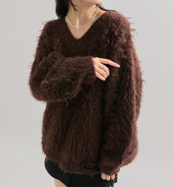  「ふわふわシャギーニット」|ニット・セーター|