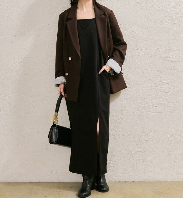  「ギャザービスチェSETワンピース」|ワンピース|