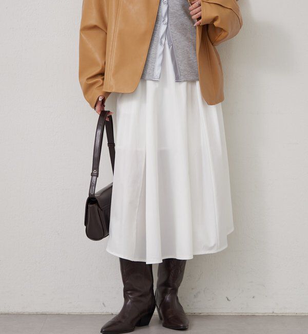  「フレアミドルスカート」|スカート|
