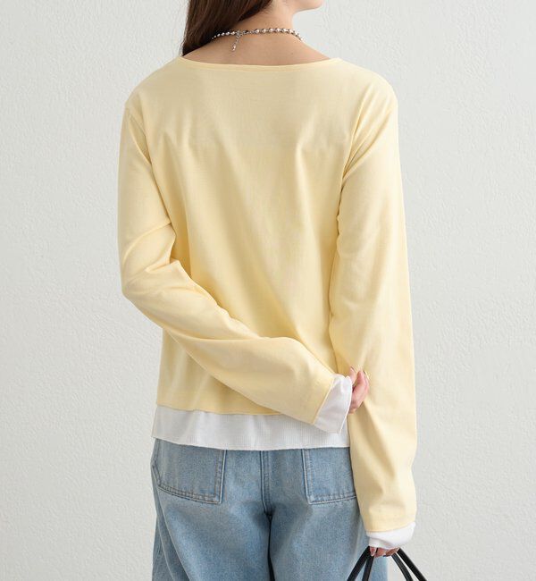  「配色カットソー」|Tシャツ・カットソー|