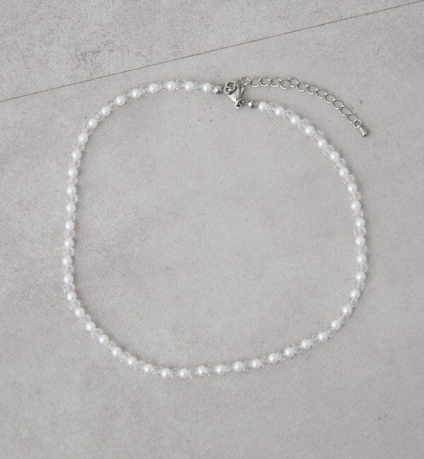  「パールクリアネックレス」|リング|