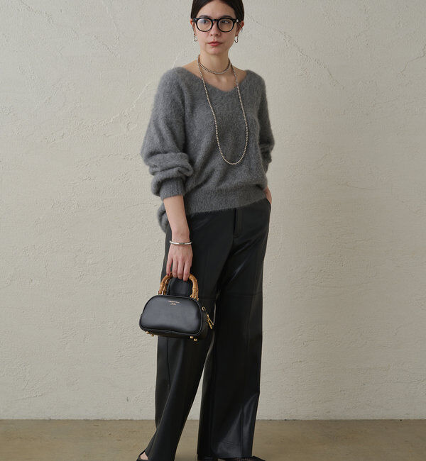  「FURカシミヤVニット」|ニット・セーター|