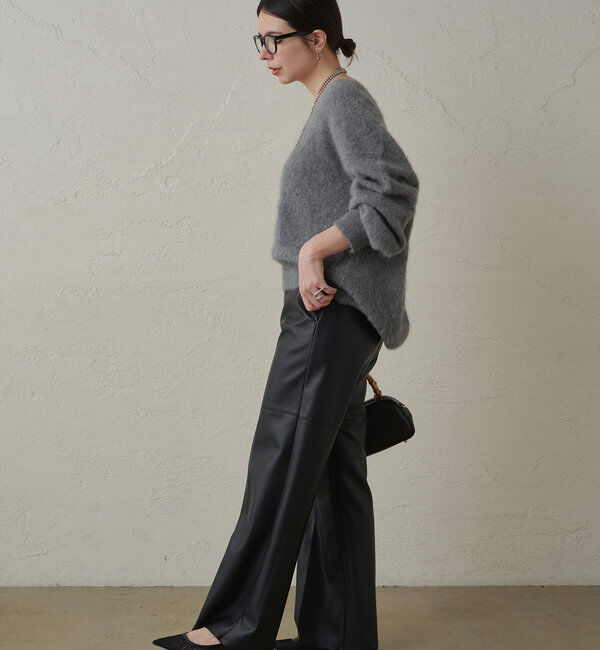  「FURカシミヤVニット」|ニット・セーター|