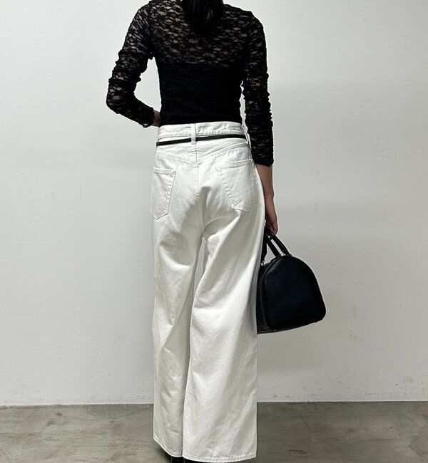  「ワイドデニムパンツ」|デニム|