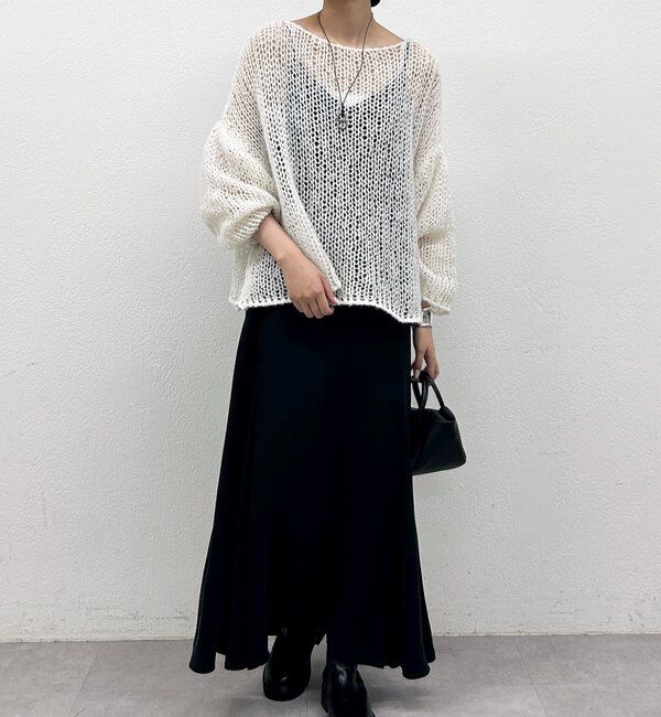  「フィブリルキャミワンピース」|ワンピース|ブラック