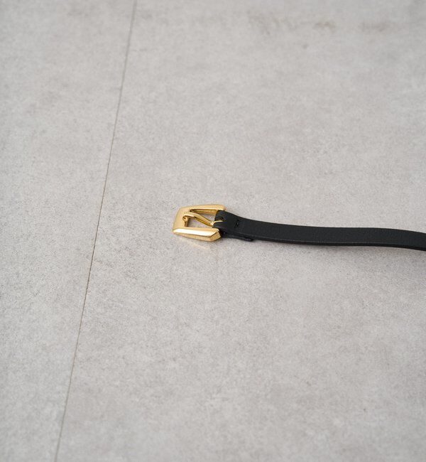  「ATELIER AMBOISE レザースキニーベルト」|ベルト|