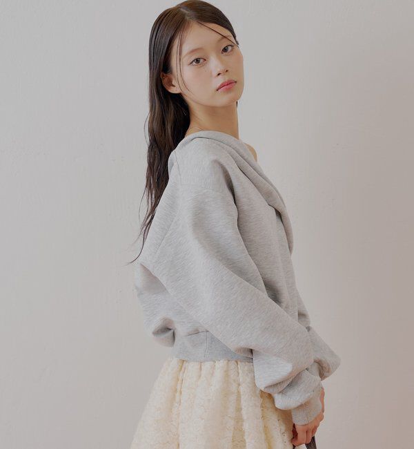  「ワンショル肩レーストップス」|Tシャツ・カットソー|