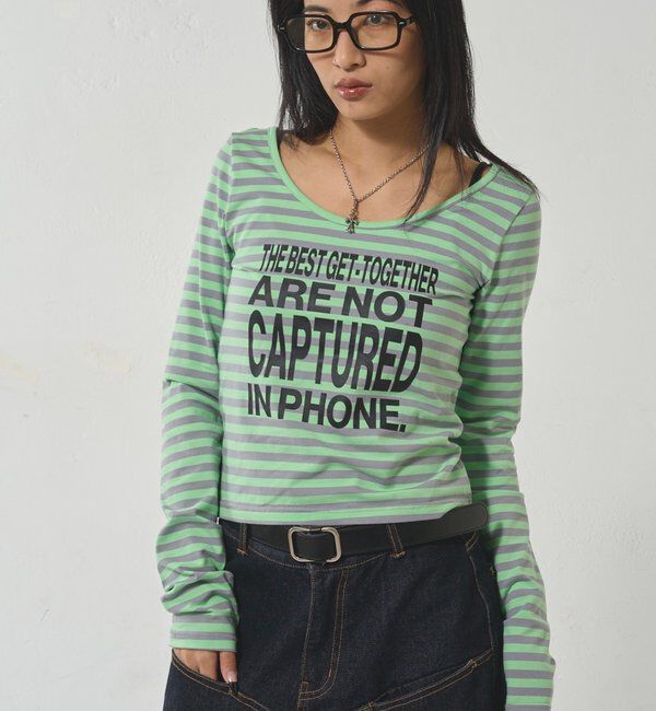  「メッセージトップス」|Tシャツ・カットソー|