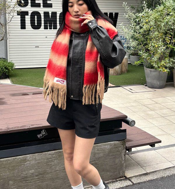  「SLOPPYボーダーマフラー」|マフラー|