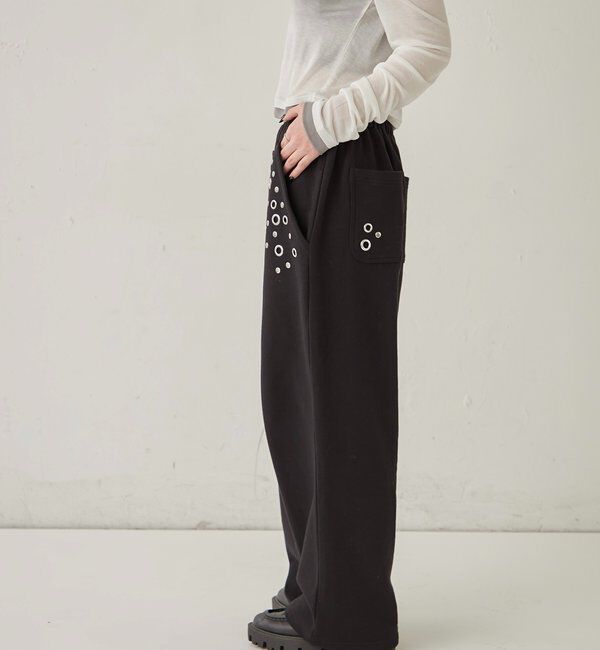  「アイレットスウェットパンツ」|チノ|