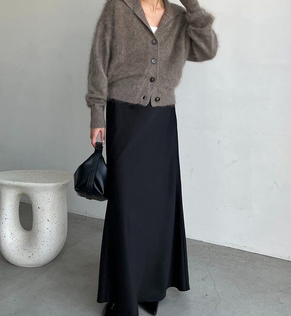  「【サイズ展開あり・新色/ブラウン】バイアススカート」|スカート|