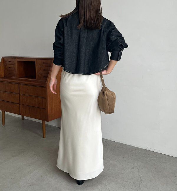  「【セットアップ対応】コットンクロップシャツ」|シャツ・ブラウス|