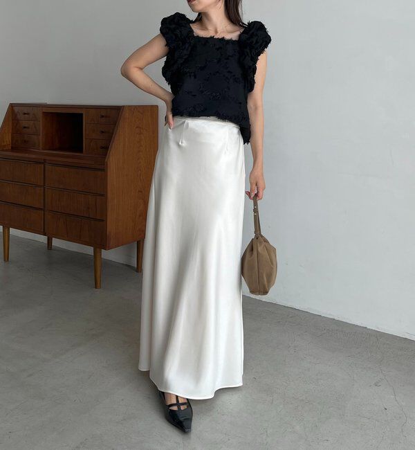  「【SNSで話題！/オケージョンにも◎】ジャガードパフショルダートップス」|シャツ・ブラウス|