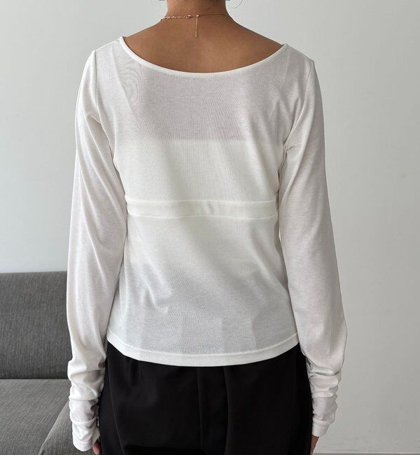  「【WEB限定】深VネックロンT」|Tシャツ・カットソー|