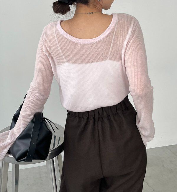  「〈C.L〉カシミアウールフレアスリーブニット」|ニット・セーター|