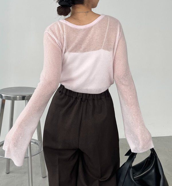  「〈C.L〉カシミアウールフレアスリーブニット」|ニット・セーター|