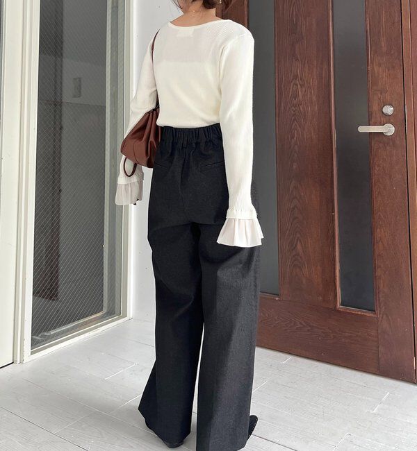  「フレアカフスニット」|ニット・セーター|