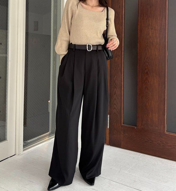  「スクエアパフニット」|ニット・セーター|