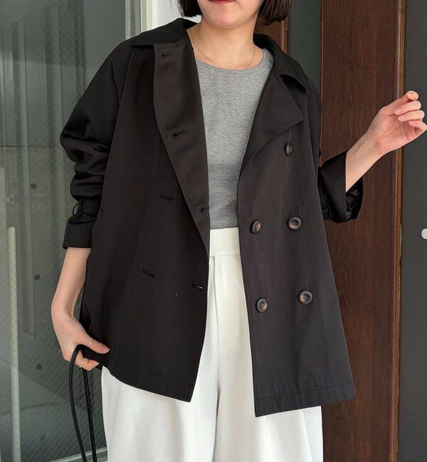  「【サイズ展開あり】バックギャザーコート」|その他|