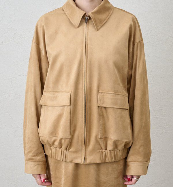  「フェイクスウェードブルゾン」|ブルゾン・スタジャン|