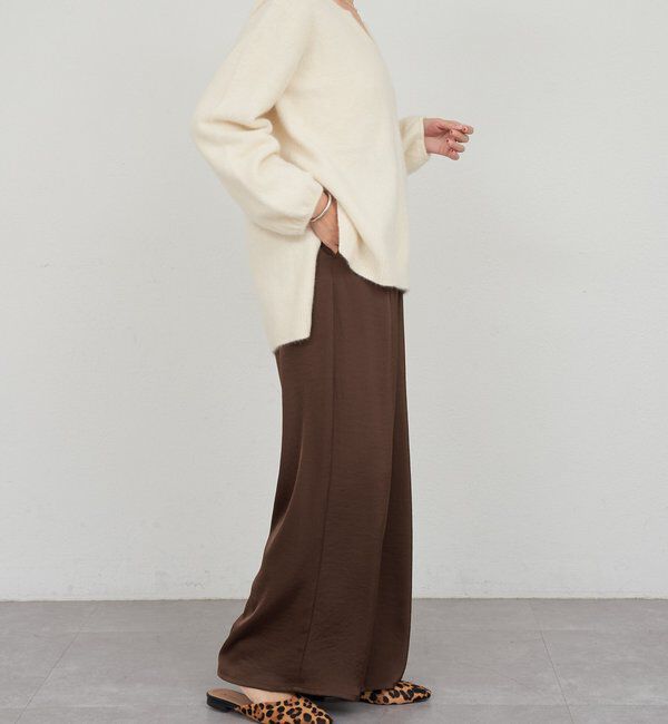  「ファーウールキーネックニット」|ニット・セーター|