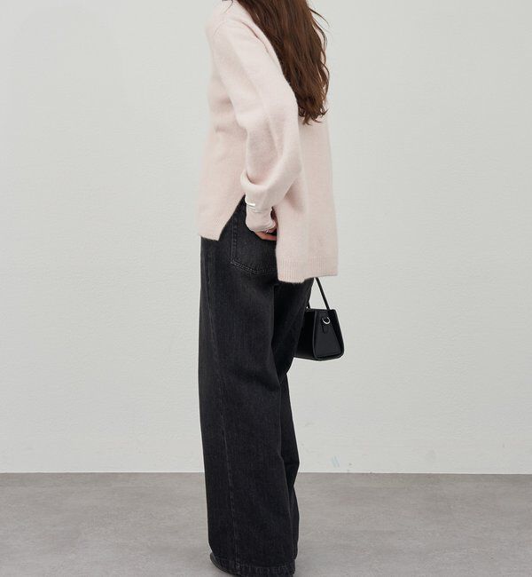  「ファーウールキーネックニット」|ニット・セーター|