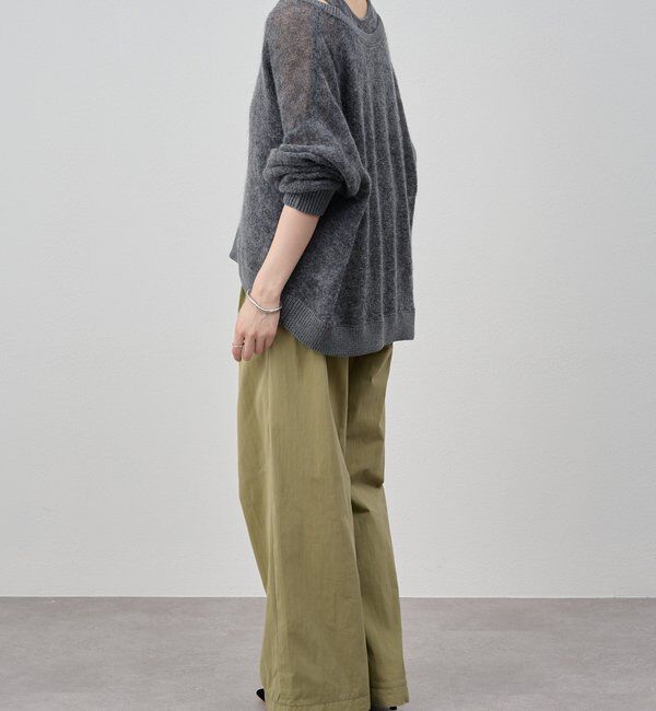  「レイヤードシアーニット」|ニット・セーター|