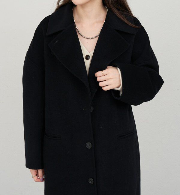  「ビッグカラーリバーロングコート」|その他|