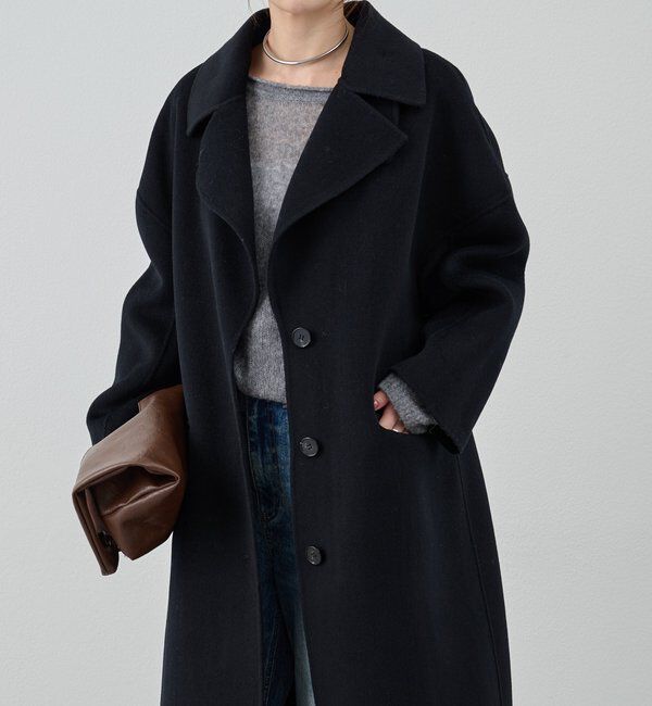  「ビッグカラーリバーロングコート」|その他|