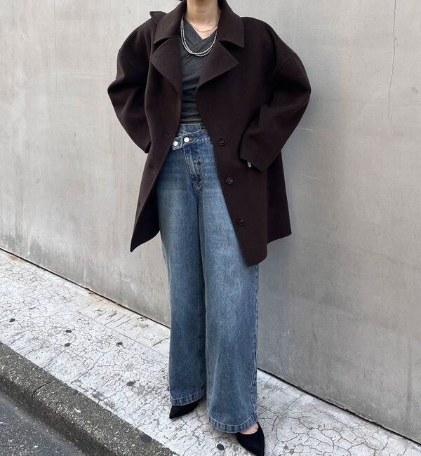  「ビッグカラーリバーミディコート」|その他|