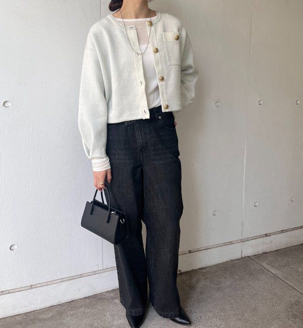  「ラメニットカーディガン」|カーディガン|