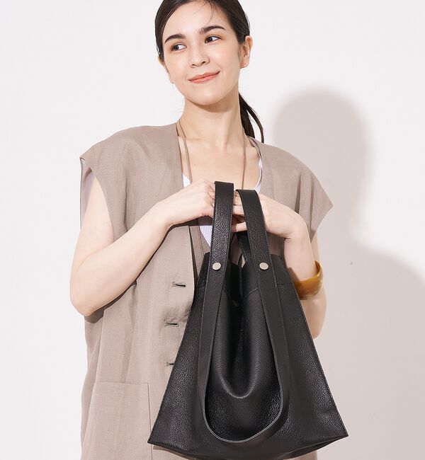 collex「【WEB限定】【BEAURE/ヴュレ】カウレザー 2WAY ハンドル トートバッ」|トートバッグ|