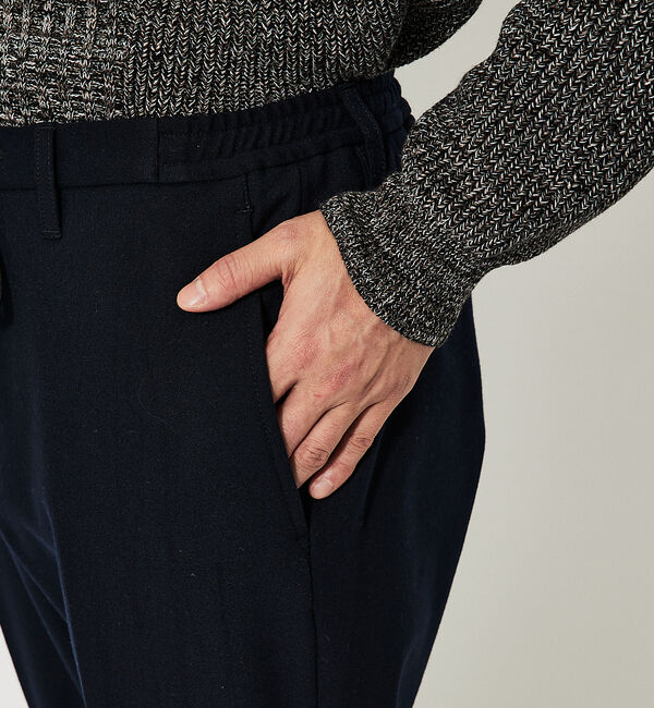 ABAHOUSE「【尾州】ダブルピーチ ノータック イージーパンツ」|その他|