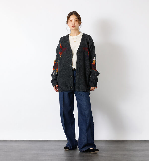 ABAHOUSE「【PENDLETON/ペンドルトン】Shetland Wool Cardigan」|ニット・セーター|