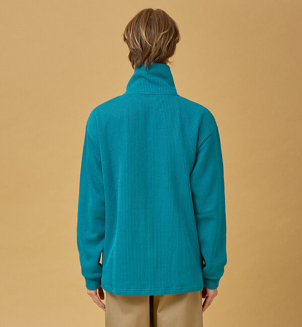 ABAHOUSE「【ハイネック】ドライバーズニット/ジップカーディガン」|カーディガン|