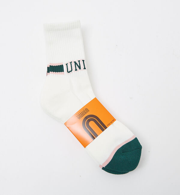 ABAHOUSE「【UNIVERSALOVERALL / ユニバーサルオーバーオール】3P カレッ」|ソックス|