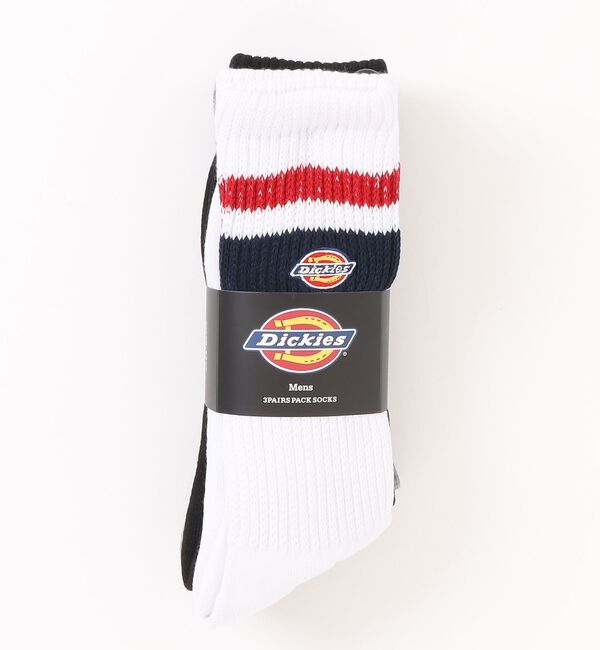 ABAHOUSE「【Dickies / ディッキーズ】CDK3P3　底パイル刺繍//カラーライン底」|ソックス|その他